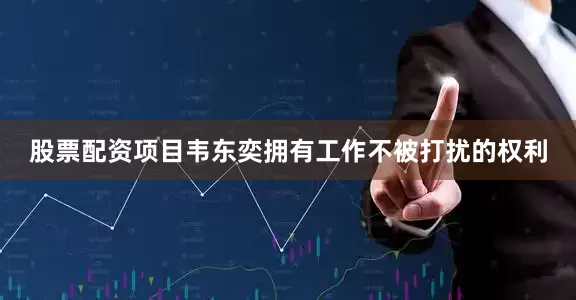 股票配资项目韦东奕拥有工作不被打扰的权利